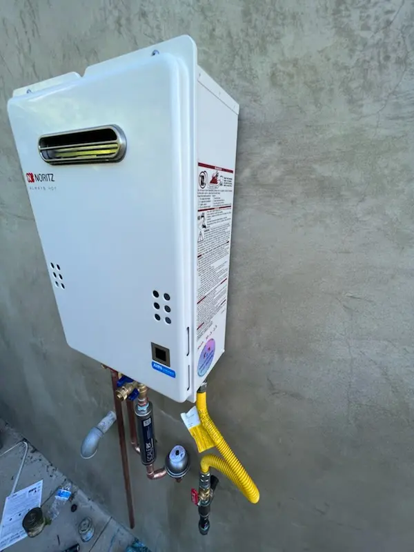 Tankless water heater installation for Brindle Corner homes